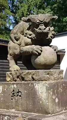 長沼神社の狛犬