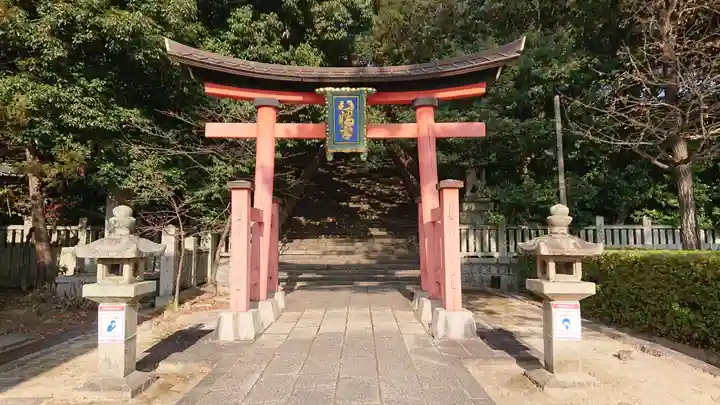 福山八幡宮の鳥居