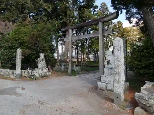 深淵神社の鳥居