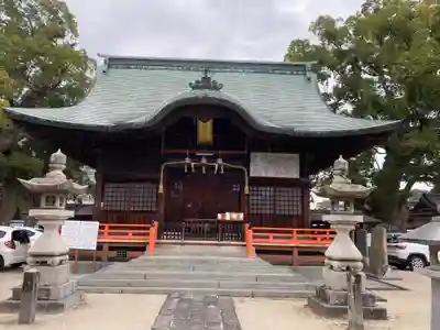 與賀神社の本殿・本堂