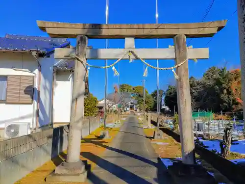 六昇社（萩原町朝宮）の鳥居