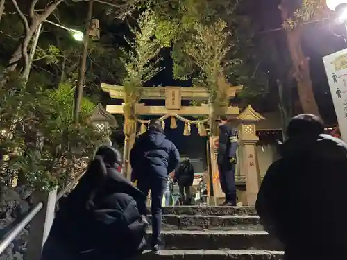 多摩川浅間神社の鳥居