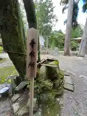 小椋神社の手水