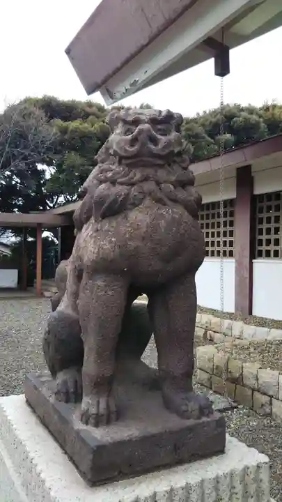 千葉縣護國神社の狛犬