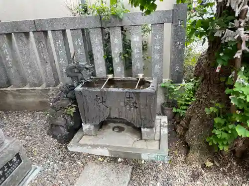 大井蔵王権現神社の手水舎