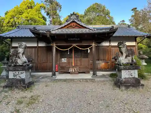 於美阿志神社の本殿