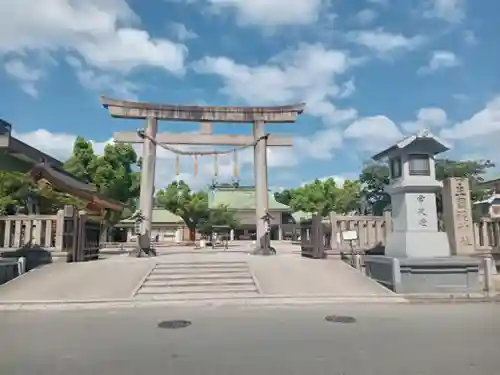 難波大社　生國魂神社の鳥居