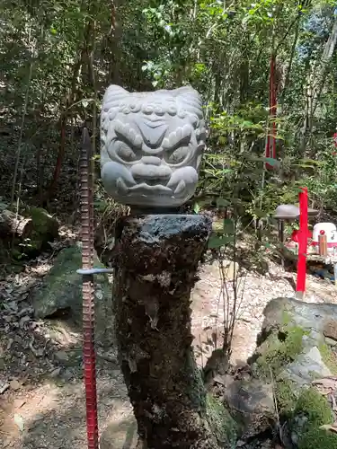 不動明王堂（不動明王の滝）の像