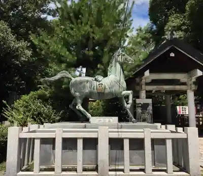和泉國一之宮　大鳥大社の狛犬