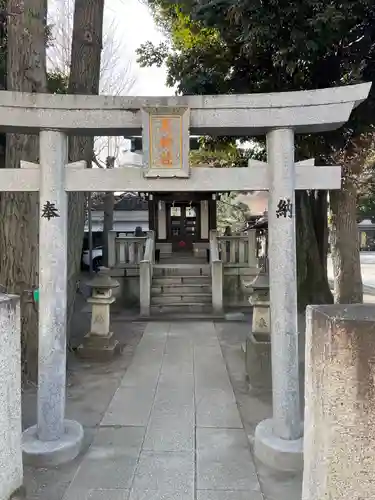 鎧神社の鳥居