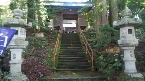 白鳥神社の山門