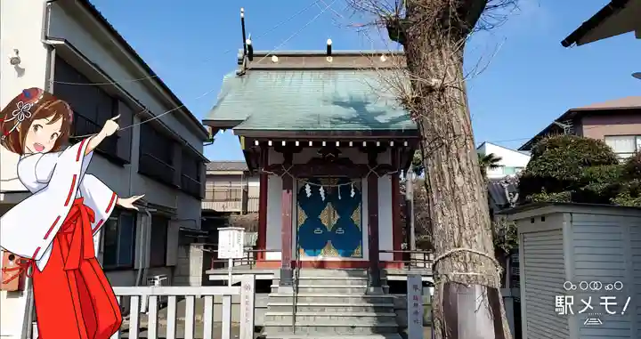 梅田稲荷神社の本殿・本堂