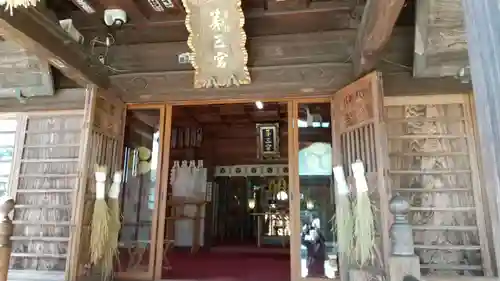 常陸第三宮　吉田神社の本殿・本堂