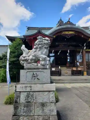 鷺宮八幡神社の狛犬