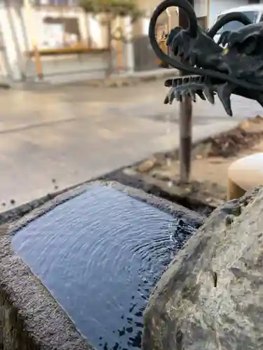 大鏑神社の手水