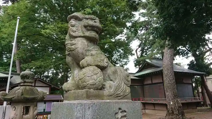下高井戸八幡神社の狛犬