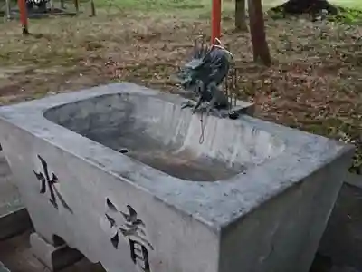国玉神社・八劔社合殿の手水舎