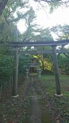 空素沼神社の鳥居