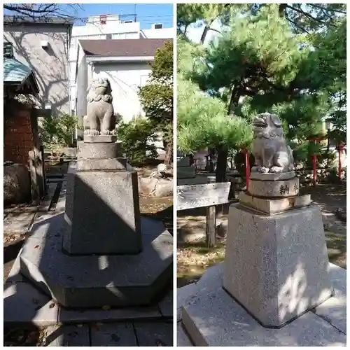 湊稲荷神社の狛犬