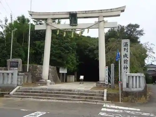 酒列磯前神社の鳥居