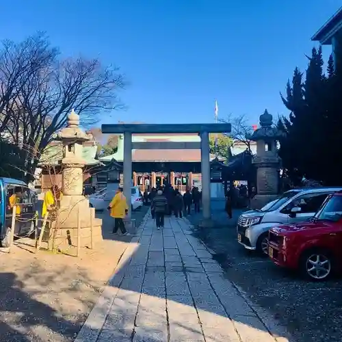 丸子神社　浅間神社の鳥居