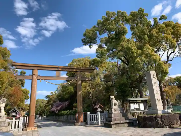 和泉國一之宮 大鳥大社の鳥居