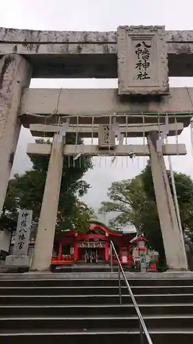 仲宿八幡宮の鳥居