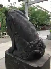 胡録神社の狛犬
