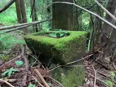 渡辺氏神社跡の手水舎