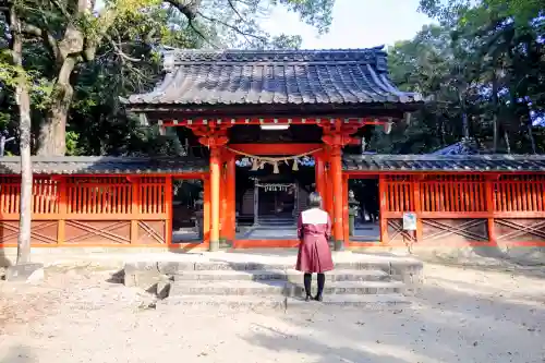 大岡白山神社の山門・神門