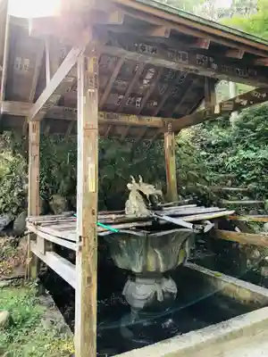 施福寺の手水舎