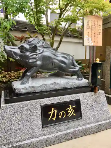 摩利支天 徳大寺の狛犬