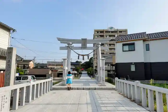 伊賀八幡宮の鳥居