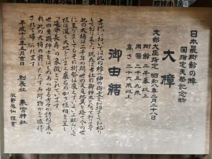 來宮神社(静岡県)