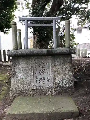 九所御霊天神社の鳥居