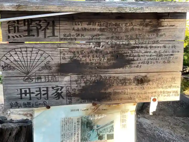 熊野社(岩崎熊野神社)の歴史