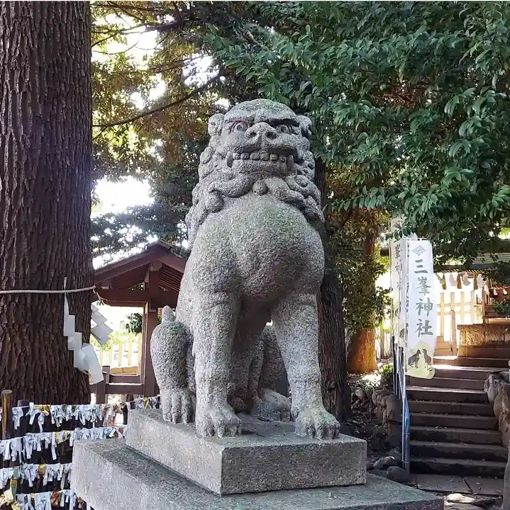 中目黒八幡神社の狛犬