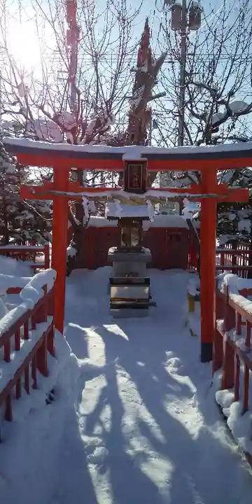 旭川銀座弁天神社の鳥居