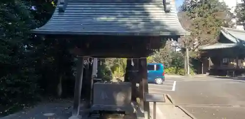 狭山八幡神社の手水