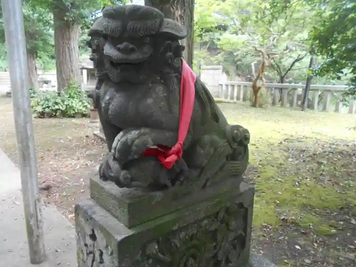 諸磯神明社の狛犬