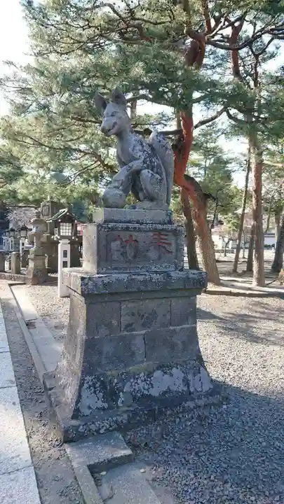 竹駒神社の狛犬
