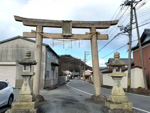 揖保石見神社の鳥居