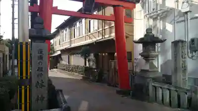 漢國神社の鳥居