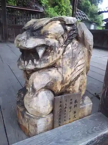 南宮神社の狛犬