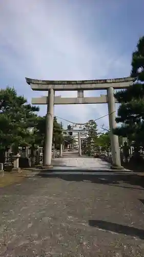 於保多神社の鳥居