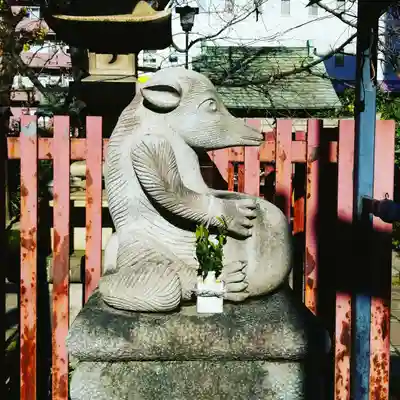 柳森神社の狛犬