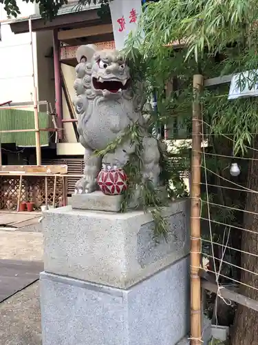 菊名神社の狛犬