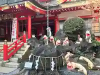 京濱伏見稲荷神社の狛犬