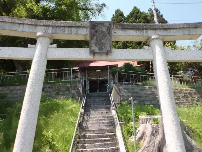 赤浜八幡宮の鳥居