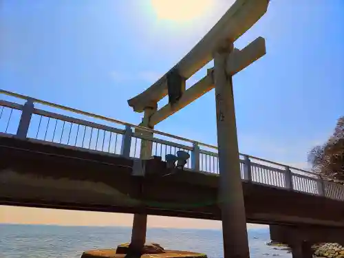 八百富神社の鳥居